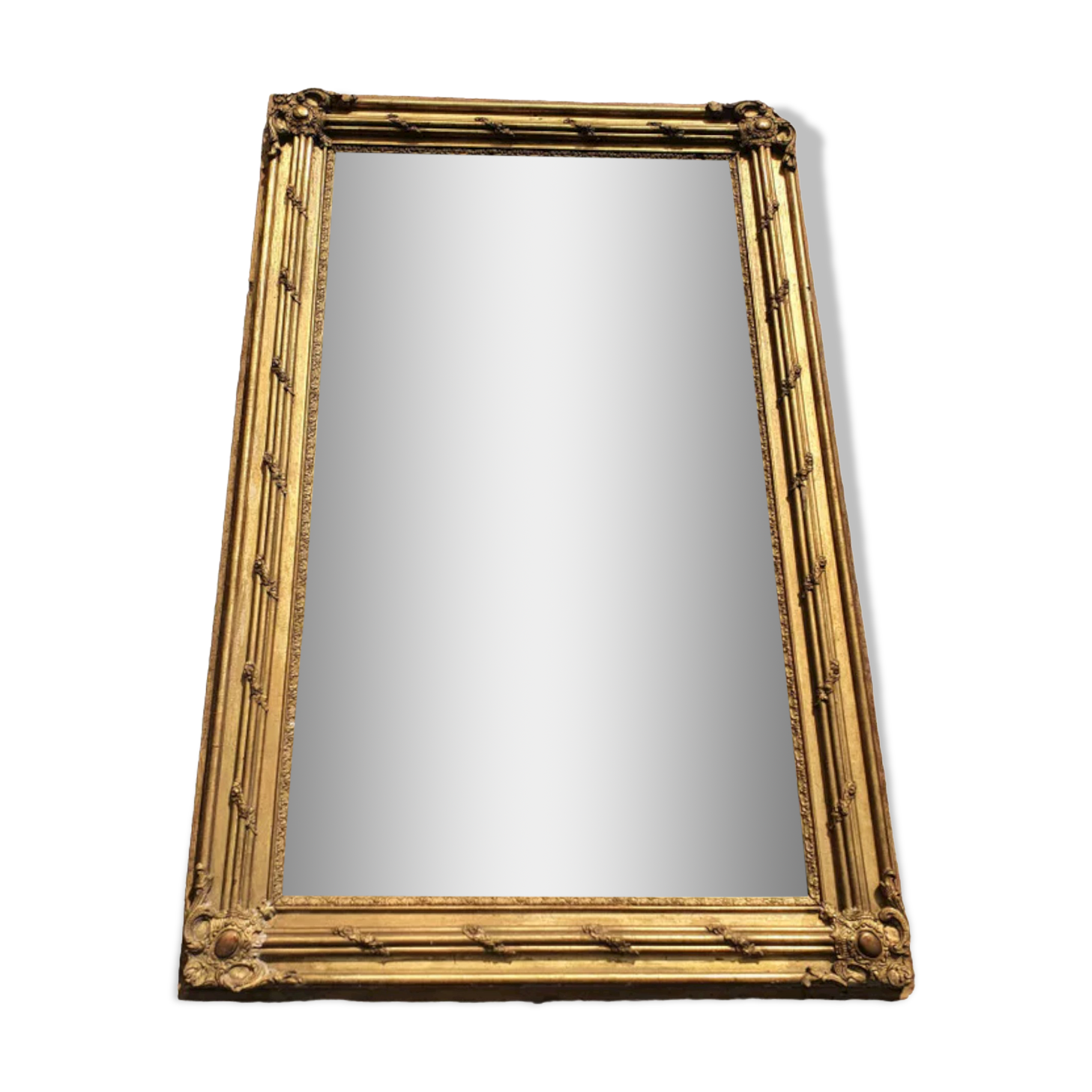 Old Large Carved Golden Mirror 91x148cm