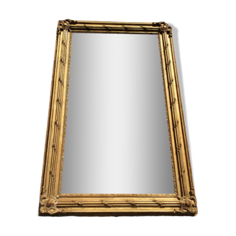 Miroir doré sculpté 91x148cm