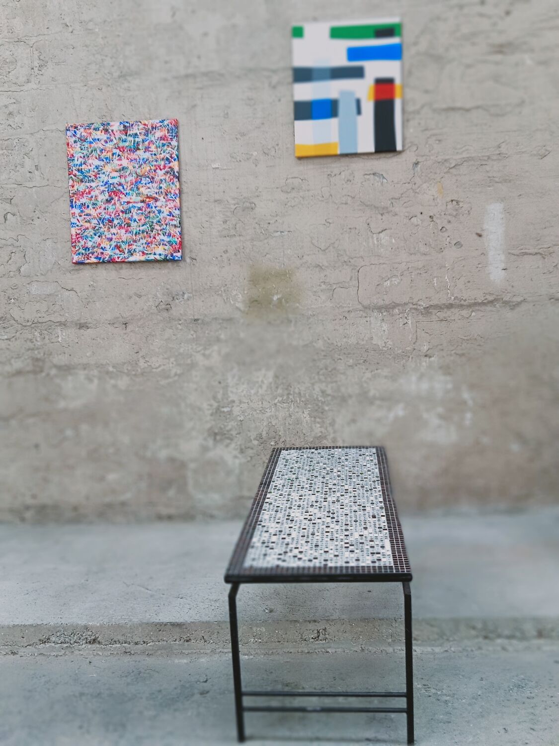 Mosaic coffee table