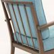 Art Deco curved wood armchair, 1950