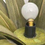 Lamp palm wood and rope