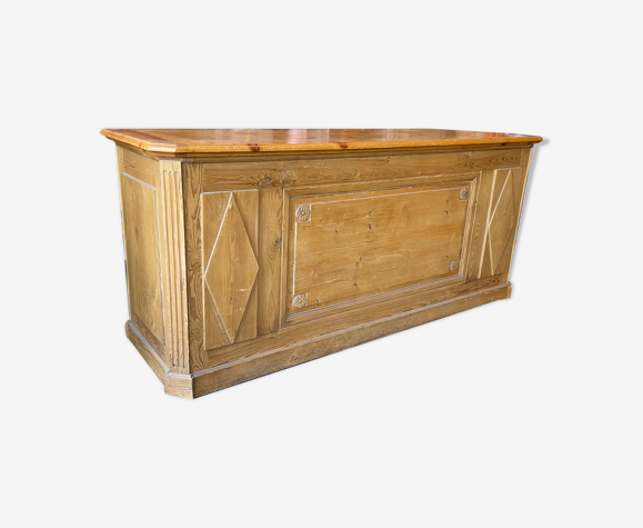 Banque à panneaux losange
