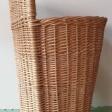 Wicker log basket