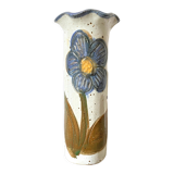 Tall stoneware vase