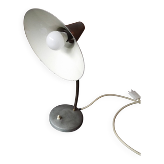 Adjustable vintage industrial gray metal lamp 60'