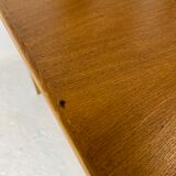 Two-sided oak desk, 50s