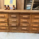 Antique haberdashery cabinet in oak