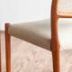 Paire de chaises modèle 80 de Niels O. Møller, Denmark