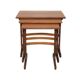 Set of 3 fresco nesting tables made by g-plan in the 1960s