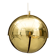 Adjustable spherical brass lamp by Münchner Werkstätten Germany 1970