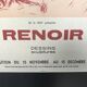 Affiche d’exposition 1974 Renoir Hôtel Bristol