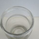 Old blown glass jar, Engraved "2"