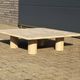 Travertine coffee table Angelo Mangiarotti for Up&Up 1970s