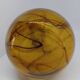 Vase / soliflore Verrerie de Saint-Just. Brown blown glass.