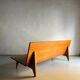 Teak daybed sofa by Gustaf Hiort Af Ornäs | Finland | 1950s
