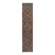 Vintage Turkish hallway rug 88x397 cm