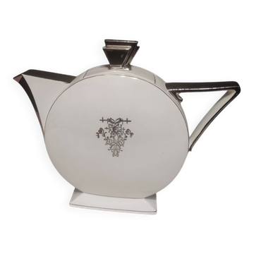 Czech Art Deco porcelain teapot Victoria