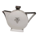 Czech Art Deco porcelain teapot Victoria