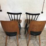 Set of 4 vintage chairs 1960