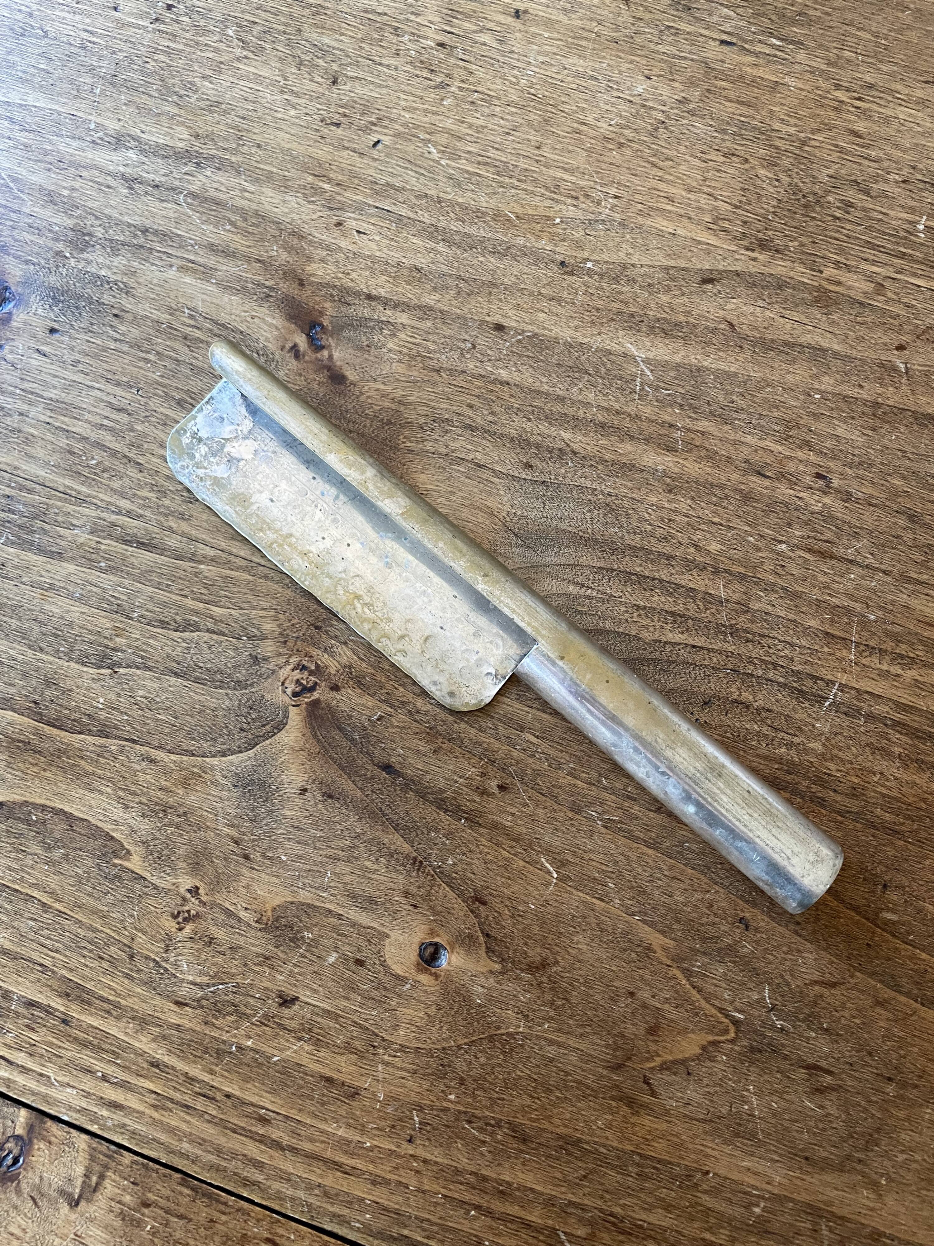 Metal crumb catcher - vintage old