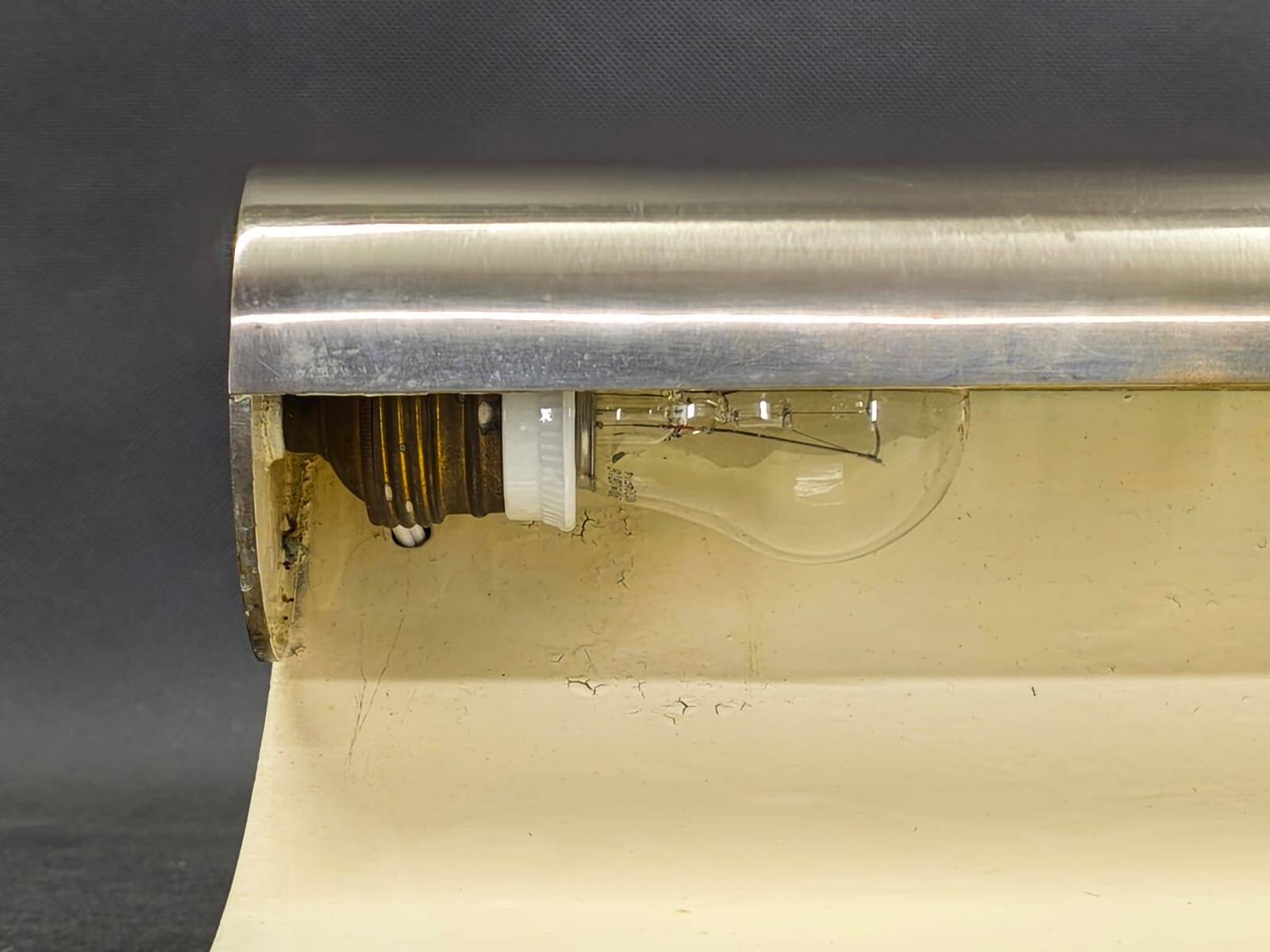 Rare Bauhaus Nickel Wall Lights, Czechoslovakia, 1930s