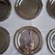 6 Christofle Gallia silver-plated bread plates
