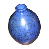 Blue ceramic vase