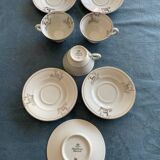 Set of 3 cups and 5 saucers BAVARIA