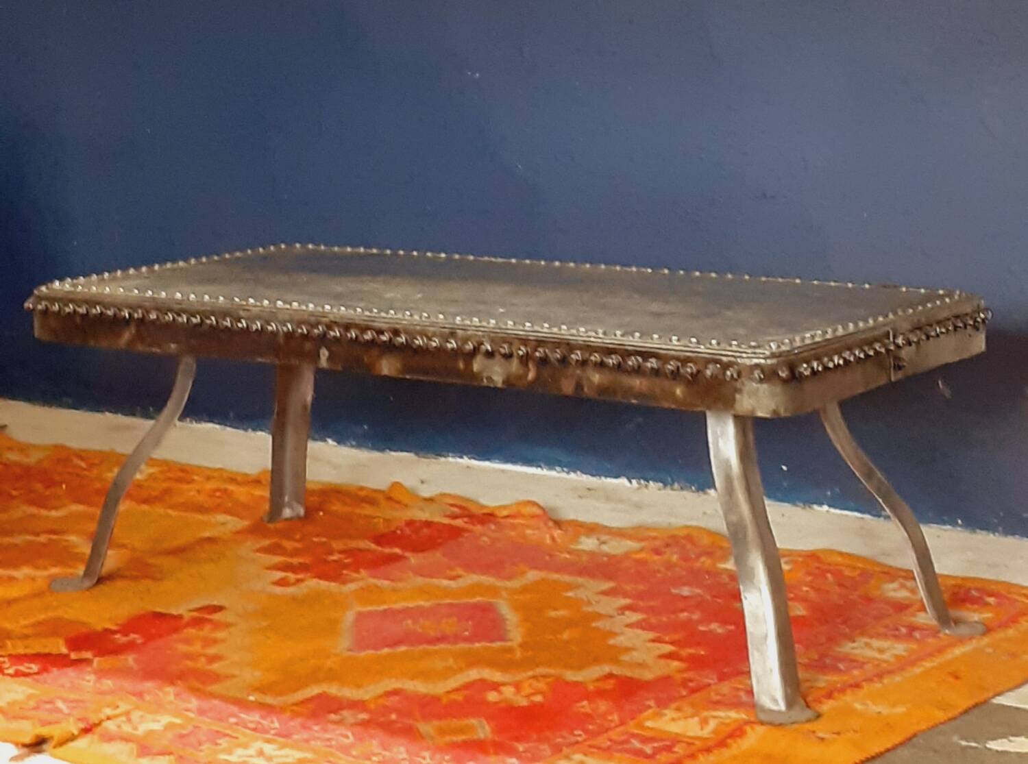 Industrial coffee table.