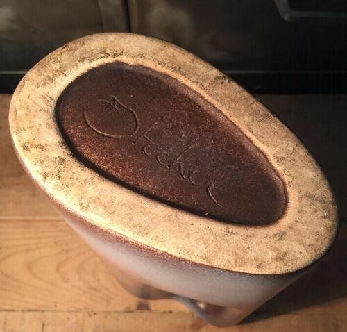 Ceramic pitcher signed Stocker 60s