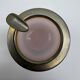 Luxurious Vintage Ashtray in Satin Pink Glass and Golden Frame | Catchall