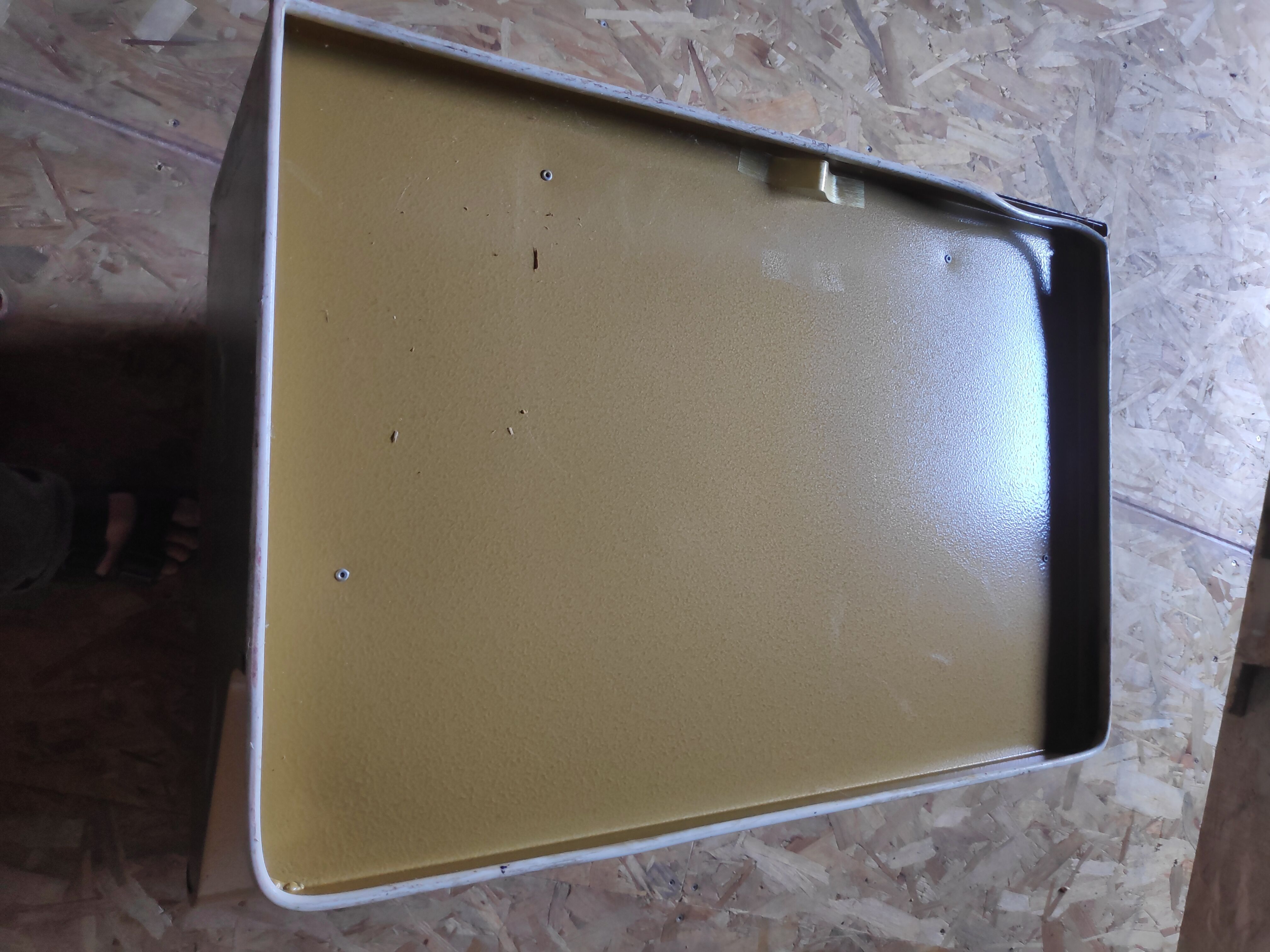 Vintage workshop wall phone booth