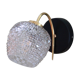 Wall lamp gooseneck brass globe glass diamond tip