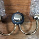 Double wall lamp glass and brass