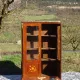 Louis XV library in rosewood marquetry