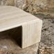 Travertine eye coffee table by Roche Bobois, 1970s