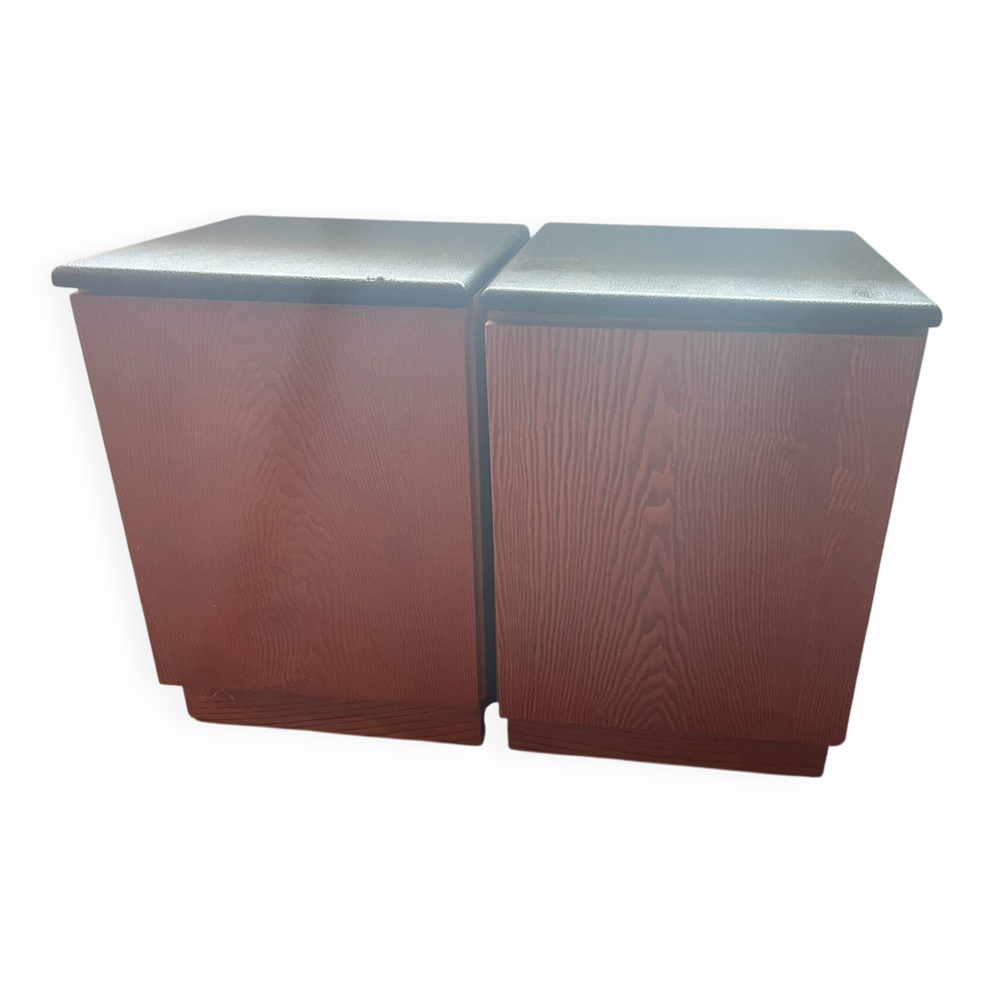 Pair of small storage boxes / bedside tables 45x45 cm it
