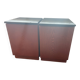 Pair of small storage boxes / bedside tables 45x45 cm it