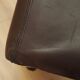 Brown leather armchair, Italian design, 1960s, production: Italy