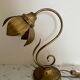 Brass flower lamp