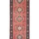 Overdyed Long and Wide Turkish Oushak Runner 4'7" X 11'10"