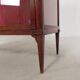 Mahogany display cabinet with marble top, 1920s