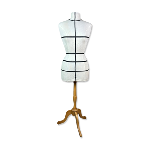 Mannequin de couture femme en bois