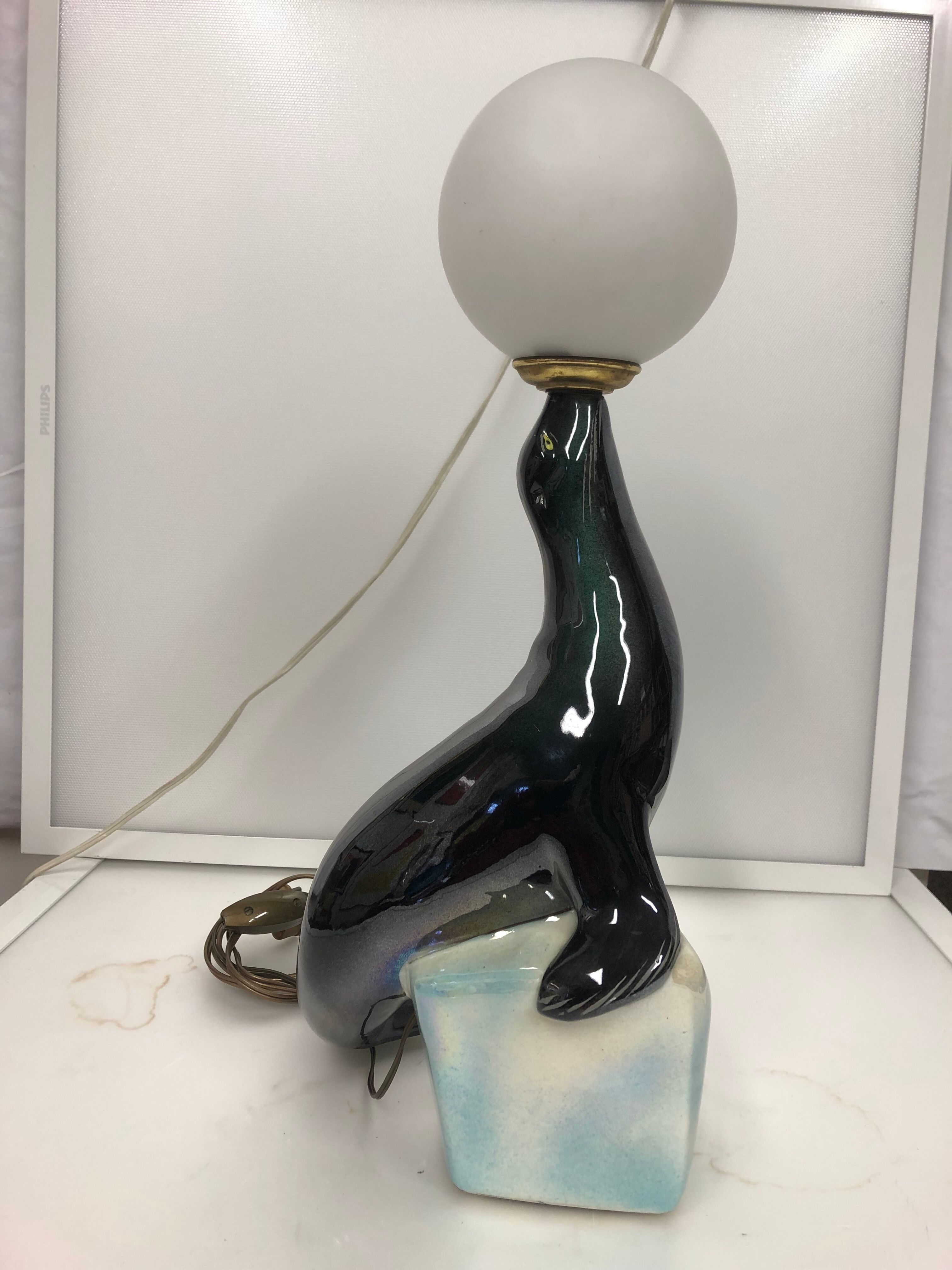 Sea lion lamp 1950