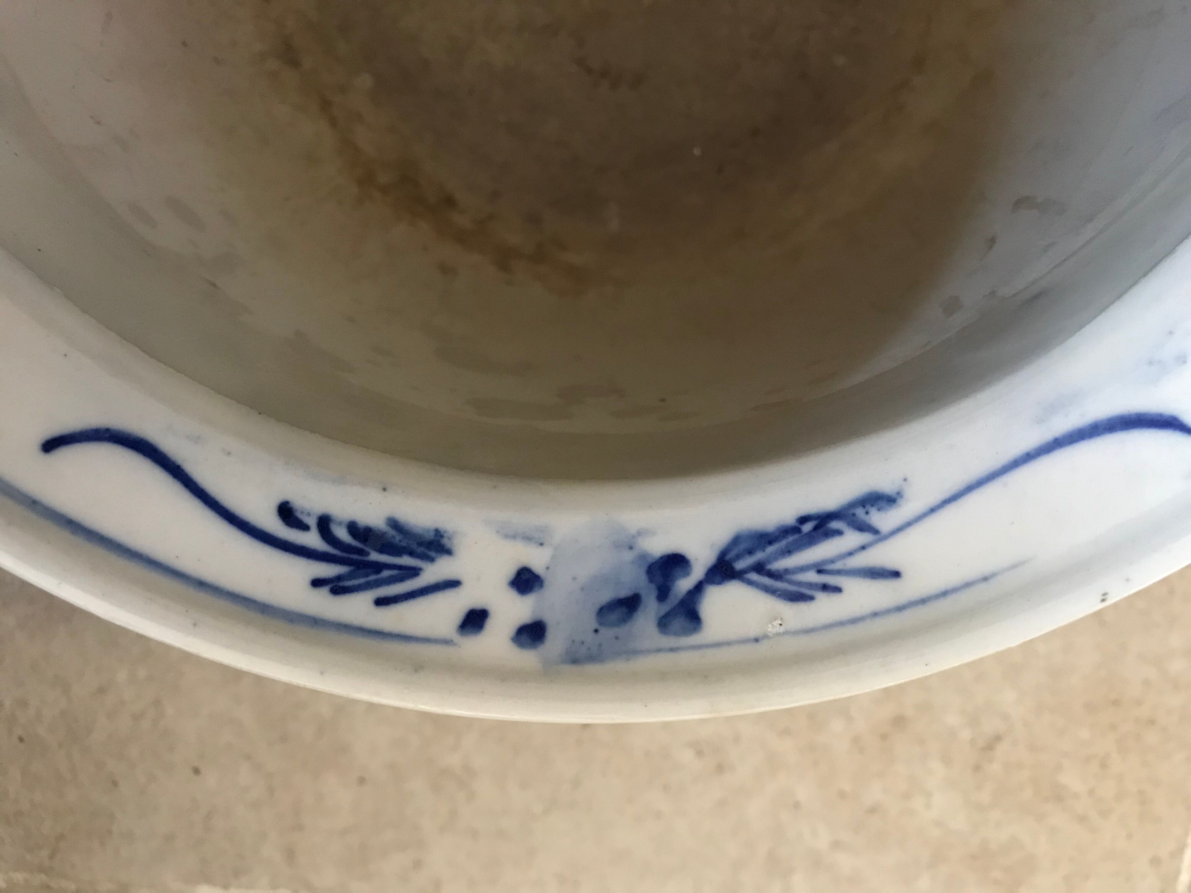 Cache-pot en porcelaine de Chine