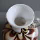 PITCHER SHAPED VASE - GLASS - OPALINE FLORENCE - MADE IN ITALY