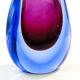 Vase de Murano, moderne du milieu du siècle, en verre, Mandruzzato, Italie, années 1950