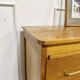 Commode vintage pieds compas