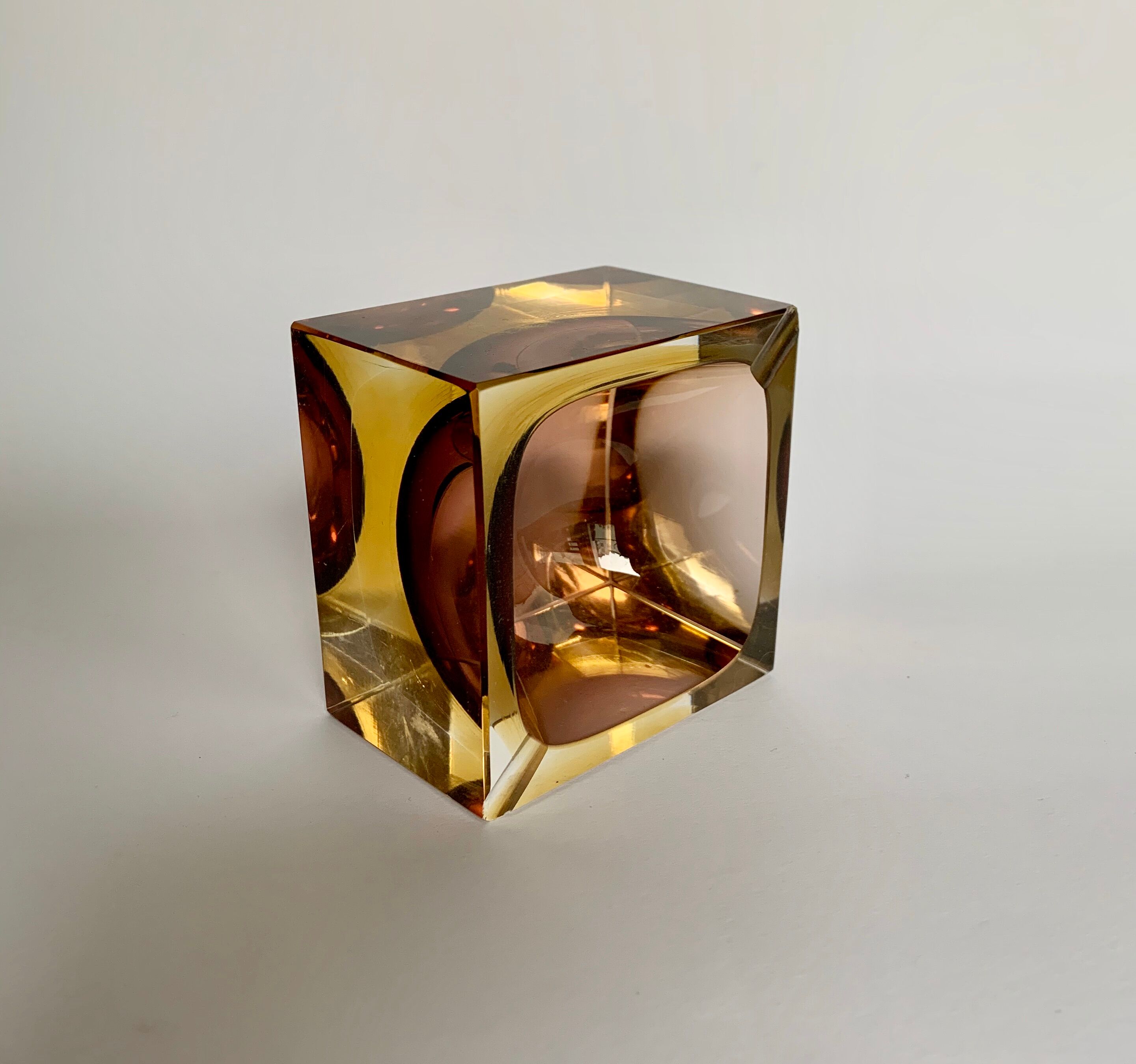 Ashtray by F. Poli for Murano, Italy, 1960s