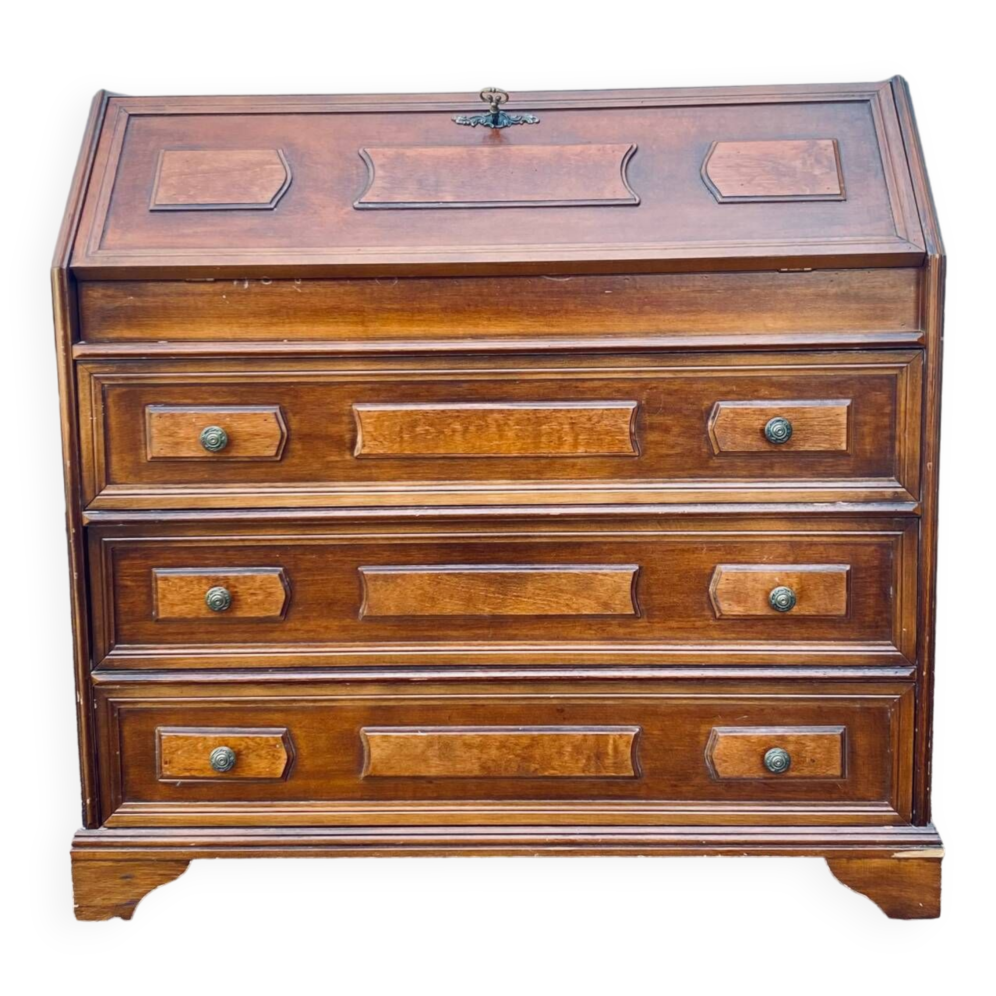 Small old desk secretary